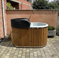 ThermoZen Hottub Ofuro - externe houtkachel + filter + licht + Thermo cover